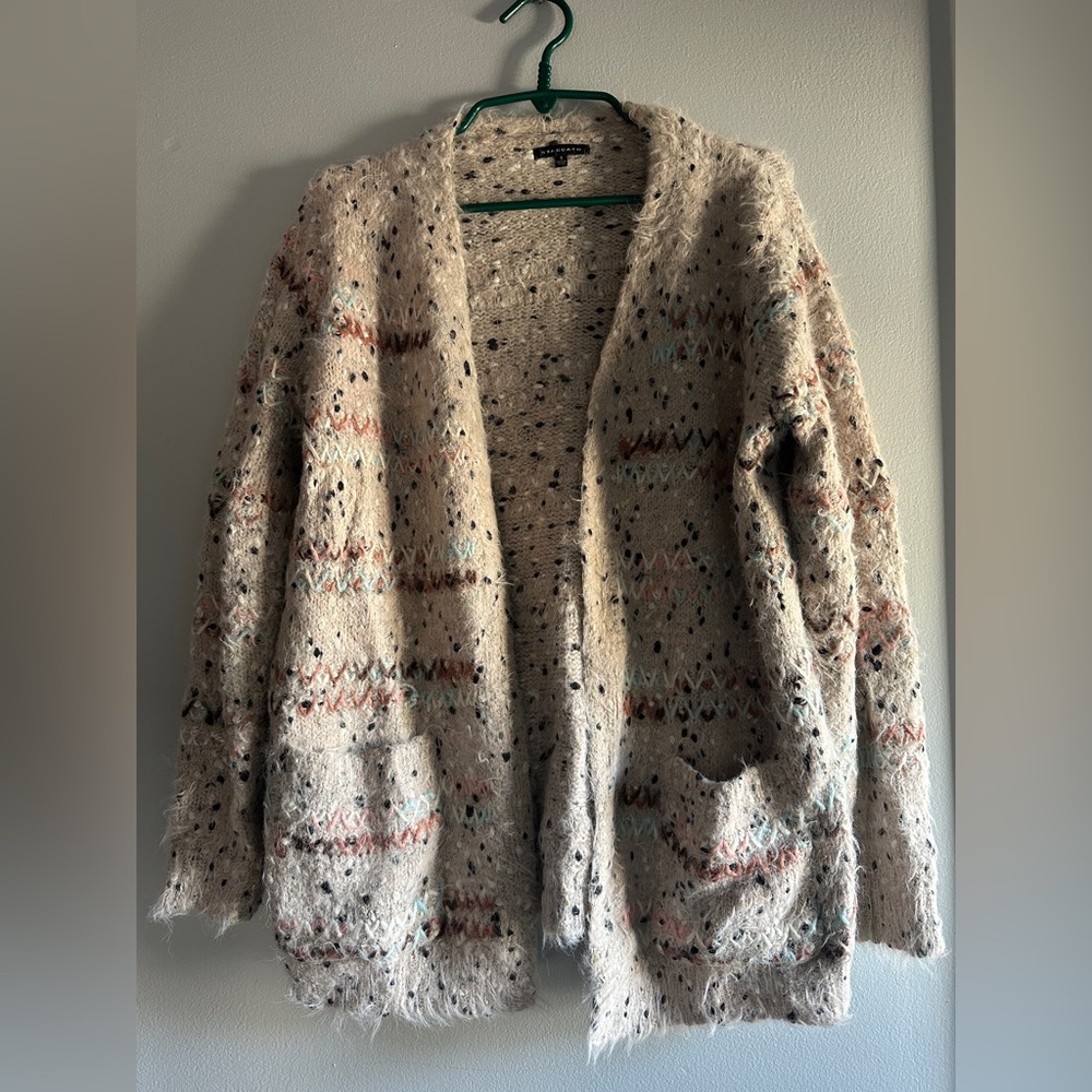 Staccato Cream Multicolor Women's Cardigan